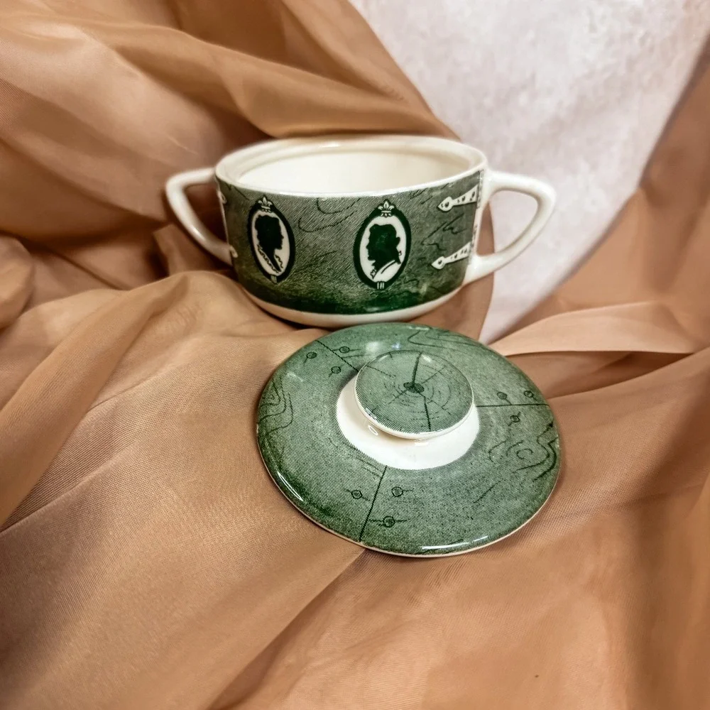 Royal China in‎ Colonial Homestead Green Set